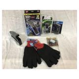 7 Items - 2 Pair of Jersey Gloves; Stanley