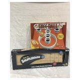 2 Games - Skee Ball Game, open box, dented; 2 Games - Skee Ball Game, open box, dented;