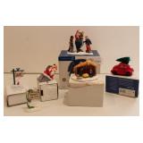 Dept 56 - Snow Village -  5 Pieces - Santa Comes