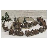 Dept 56 - Village Accessories - 4 Pieces - Craggy