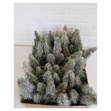 Department 56 trees Approximately 48 trees snow