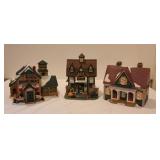 Lemax 3 pieces:  Village Collection Harvest