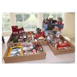 4 Flat Boxes of Miscellaneous Accessories Various