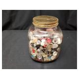 Large Jar of Vintage Buttons