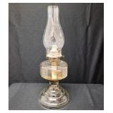 Glass Oil Lamp P&A MFG CO. Thomaston, Conn USA
