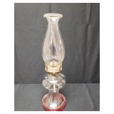 Oil Lamp with Chimney - Unmarked