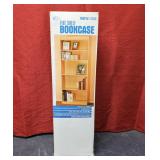 New Boxed Laminated Maple Finish 5-Shelf Bookcase