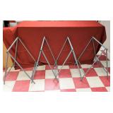 Four Sturdy Metal Sawhorses