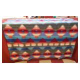 Small Southwest Style Fleece Throw Blanket