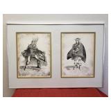 (2) Jack Van Hoesen Prints "Blanket Dancer"