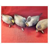 4 Plastic Duck Decoys Made in Italy