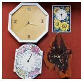 Battery Powered Clocks & Outdoor Thermometer