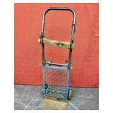 Blue Hand Truck Converts To Cart