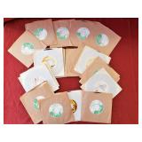 Collection of 34 Square Dancing Records 45 RPM