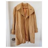 Ladies Medium Wool Camel Coat