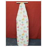 Metal Ironing Board with Floral Cover