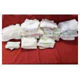 Mixed Lot of Cotton & Satin Sheets & Pillow Cases