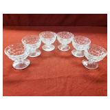 Set of 6 Dessert - Champagne Glasses