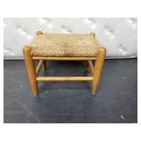 Unfinished Fiber Rush Milk Stool