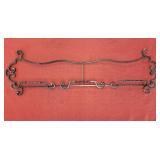 Wrought Iron Three Plate Display Rack