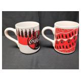 Two Large Coca-Cola Coffee Mugs