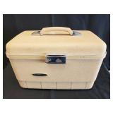 Small Vintage Cream Colored Forecast Vanity Case