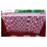 Pale Violet Hand Knitted Afghan Throw