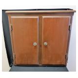 Small Wall-Mount or Table Top Wood Cabinet