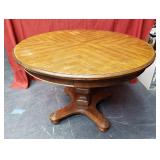 Large Round Top Pedestal Table