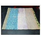 Vintage Machine & Handsewn Quilt 67" x 77"