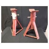 One Pair Metal Jack Stands