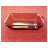 Anchor Hocking 441 Fire King 1 qt Amber Loaf Pan