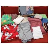 Two Mixed Lots of Fabric For Sewing Projects