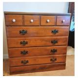 Ethan Allen 3-Drawer Wood Chest