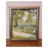 Original Painting - Unsigned - Farm Gate