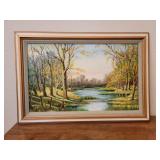 Original Painting - Unsigned - Forest Stream