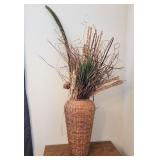 Tall Decorative Woven Vase