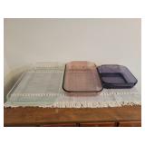 (3) Pyrex Glass Baking Dishes