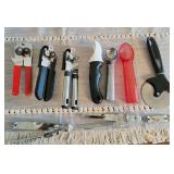 Mixed Lot Can Openers, Ice Cream Scoops, Cutter