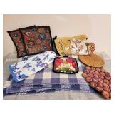 Collection of Placemats, Trivets, Pot Holders