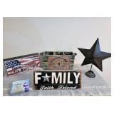 Mixed Lot Tasbletop Home Decor