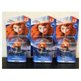 (3) Disney Infinity 2.0 Merida Game Figurine