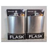 (2) Drinkmate Stainless Steel Flask - NEW