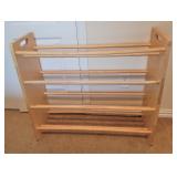 Wood Blanket Rack