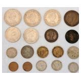 Collection of 18 Coins - Great Britain