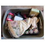 Large Tote Of Christmas Decorations