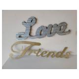 Love-Friends Metal Wall Decor