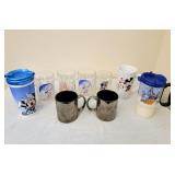Mixed Lot Disney Mugs Cups Glasses