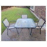Outdoor Table & 3 Chairs