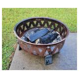 Rusty Metal Fire Pit
